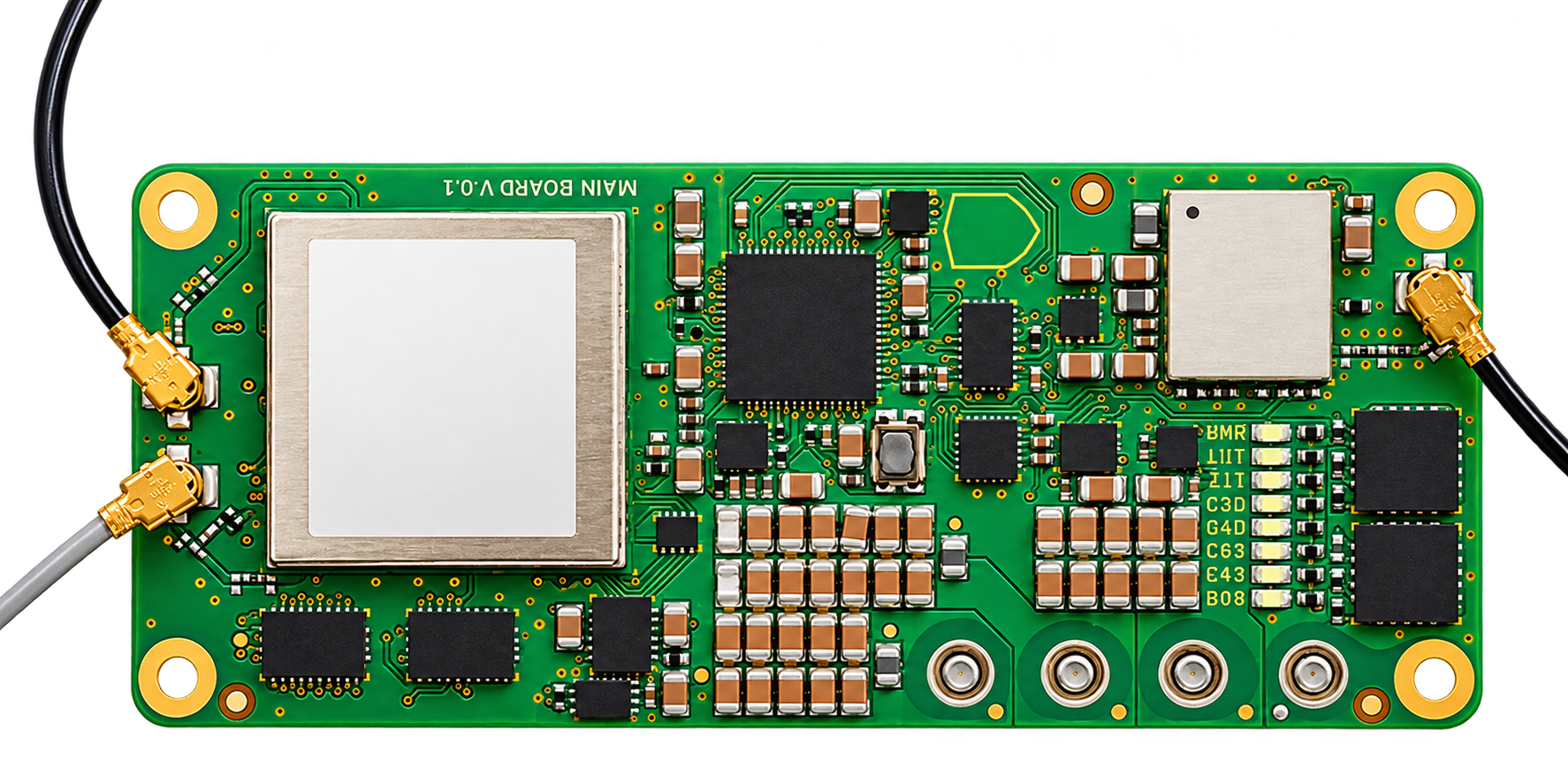 AI-anonymized customer project: green electronics module